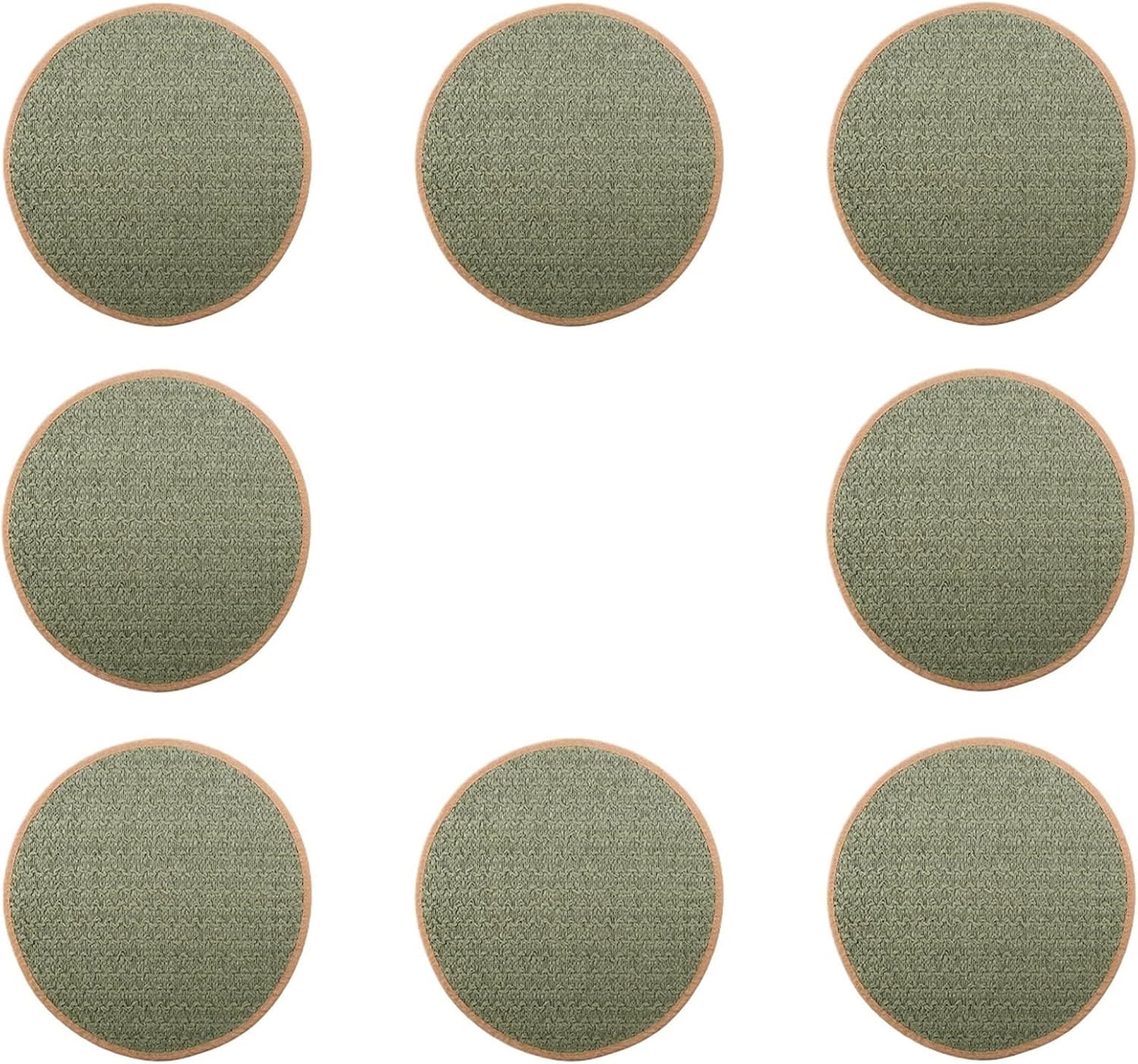 Nature Woven Paper Placemats Table Coffee Tea Mat Creative Decor Table Mats for Kitchen Dining Table Wedding Party Decor(Green)