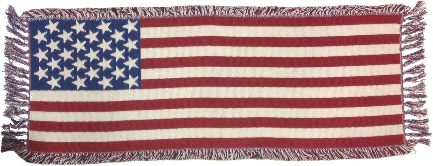 Amazon Co Jp アメリカン コットン ロングマット キッチンマット 星条旗 ホワイト アメリカ国旗 アメリカン雑貨 アメカジ アメリカ インテリア キッチン フロア リビング 雑貨 グッズ 生活雑貨 ロング キッチン フロア マット フロアマット Usa Flag ファブリック