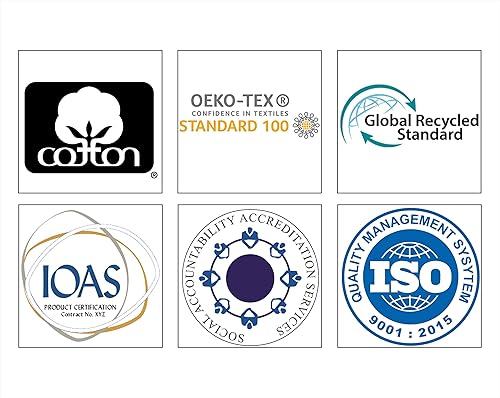 Miniatura 9 de COTTON CRAFT Amazing Kitchen Towel - Juego de 12 toallas de rizo de 100 % algodón, tejido de gofre, suave, absorbente, de secado rápido, de baja