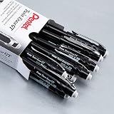 Pentel Twist-Erase GT, 0.5mm, Mechanical Pencil Transparent Black barrel, Box of 12 (QE205A) – view 3