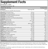 Vista 8 de Bronson ONE Daily Multivitamínico Multimineral Completo 50+ para mujer, 180 tabletas