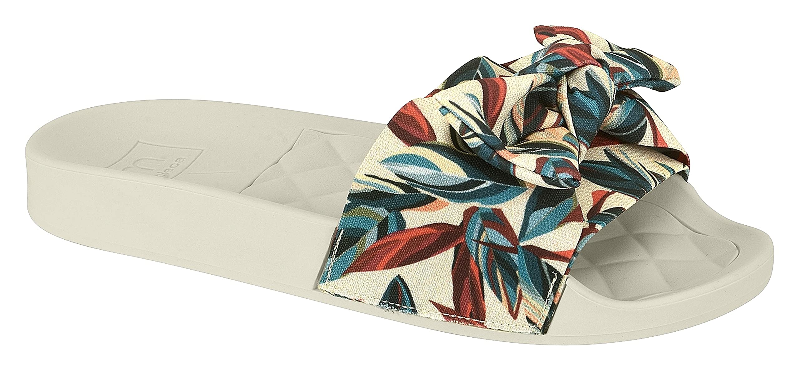 Alinae Womens Casual Printed Flat Sandal Made in Brazil