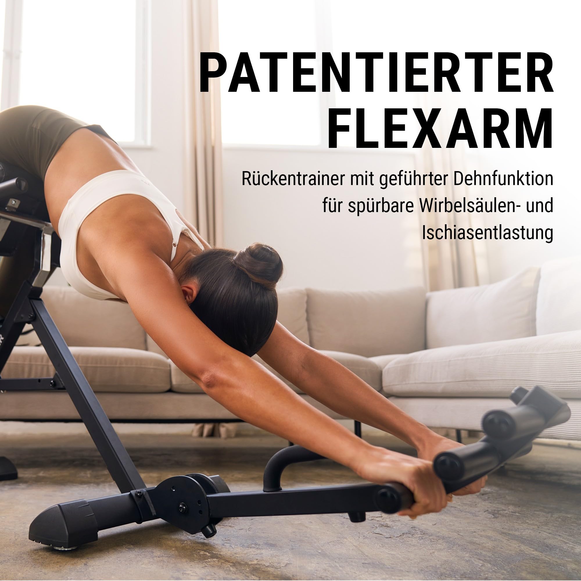 HAMMER Tricon – Rückentrainer Hyperextension Bank Multifunktionale Trainingsgeräte Bauchtrainer