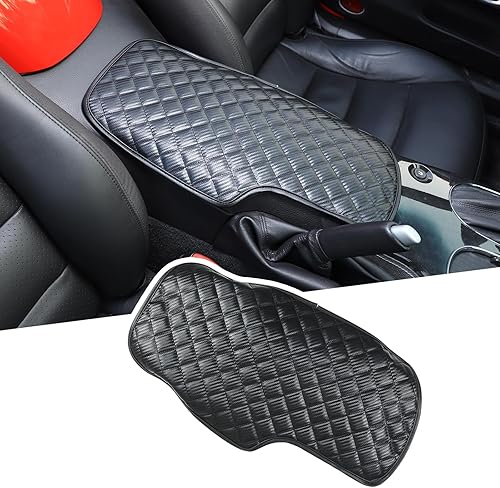 LLKUANG Funda protectora suave para reposabrazos de consola central para Chevrolet Corvette C6 2005 2006 2007 2008 2009 2010 2011 2012 2013, tela de