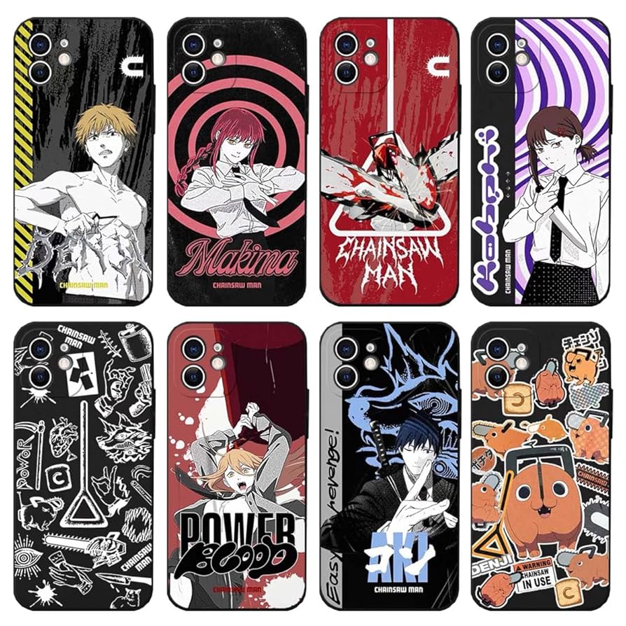 Amazon.co.jp: チェンソーマン スマホケース 人気キャラ マキマ