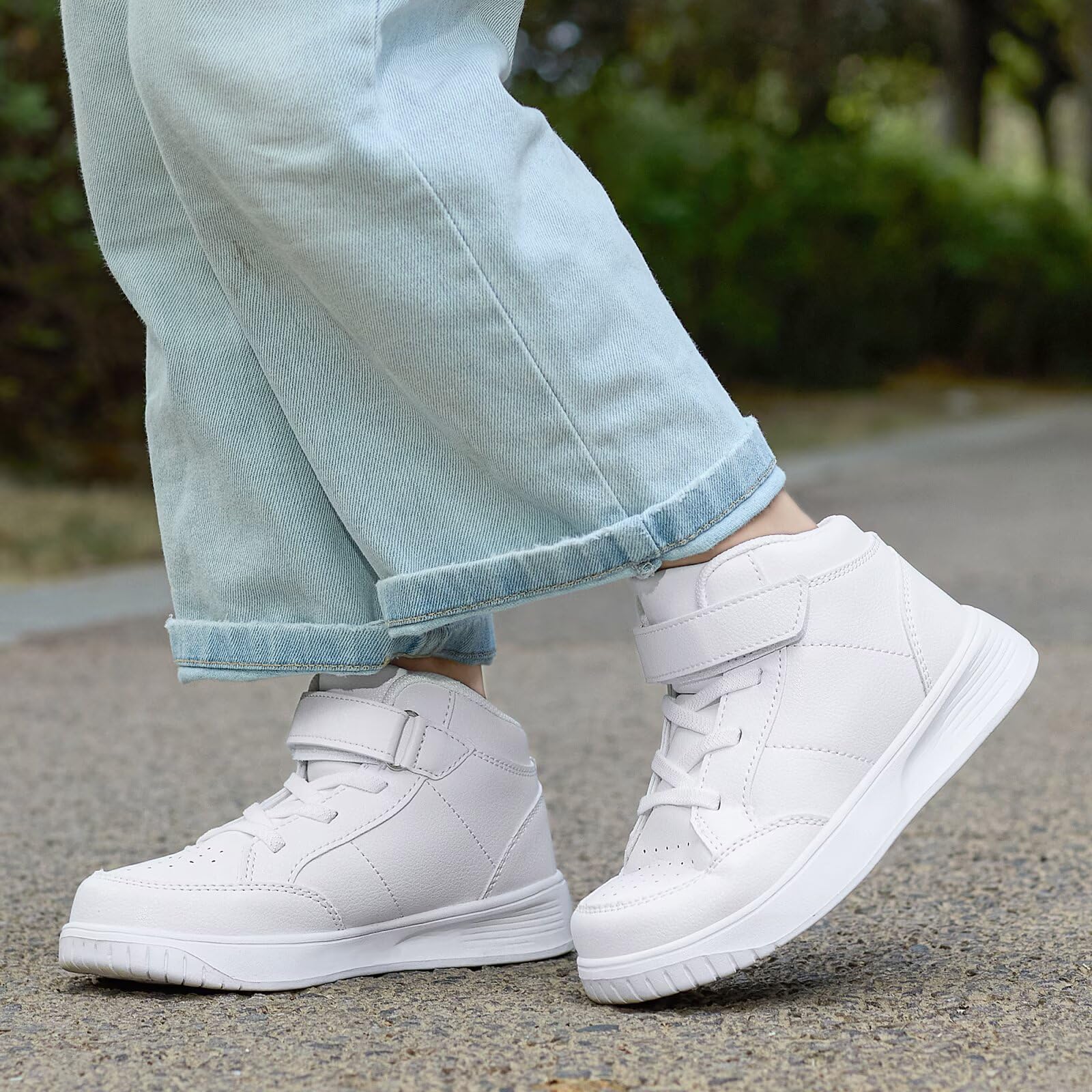 Scarpe da ginnastica per bambini, da tennis, per ragazze, con cinturino regolabile