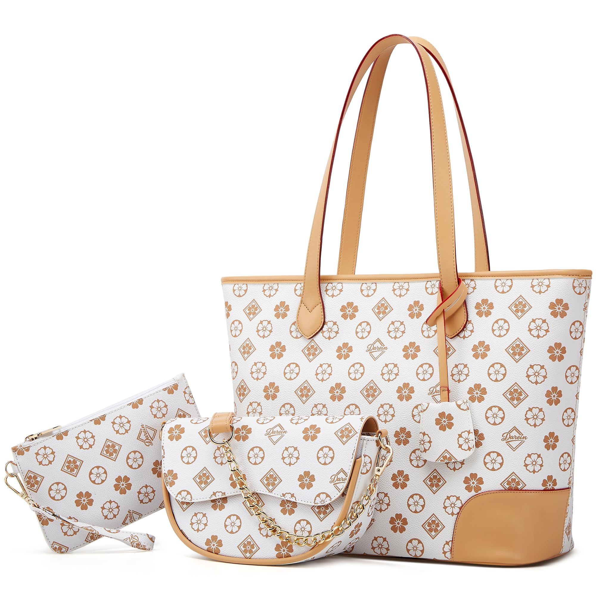 Women Fashion Handbags Tote Bag Shoulder Bags Top Handle Satchel Purse Set