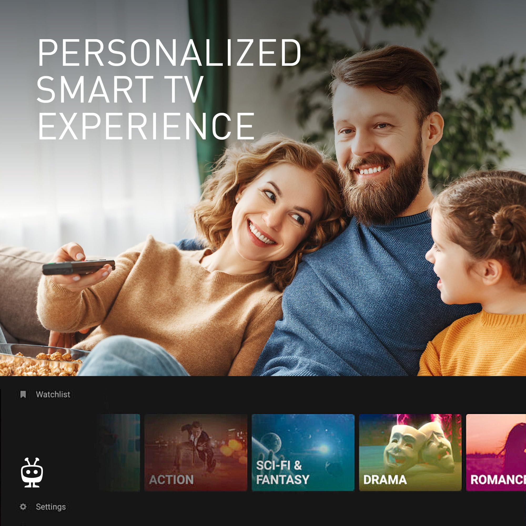 Panasonic TB-40S45AEZC, S45A Serie 40 Pulgadas Full HD LED Smart TV, TiVo, Google y Alexa, Modo de Juego, Reproductor Multimedia, HDR, HDMI