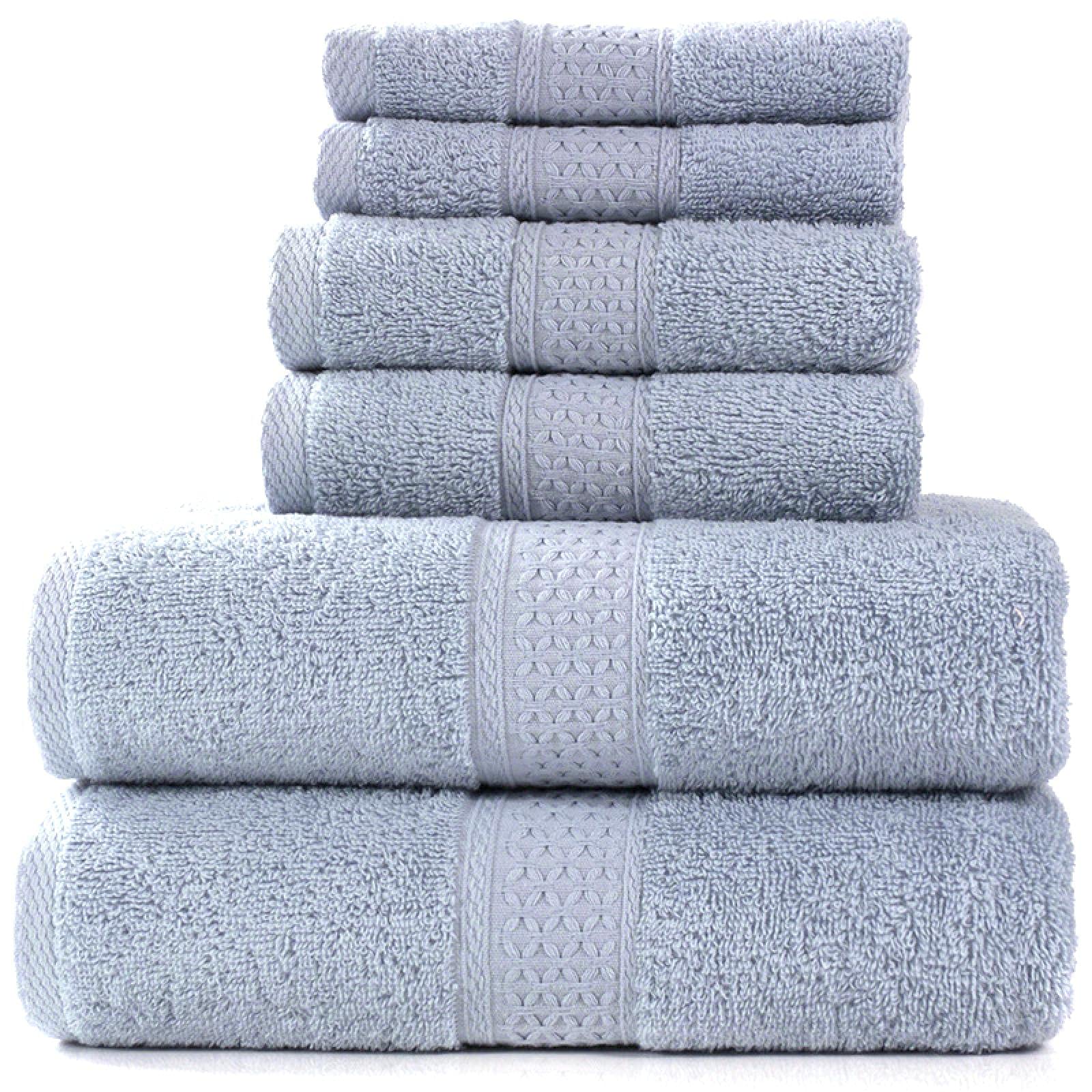Badetuch-Set, 2 große Badetücher, 2 Handtücher, 2 Handtücher, 2 Handtücher, Hotelqualität, weiche Baumwolle, super saugfähiges Badetuch