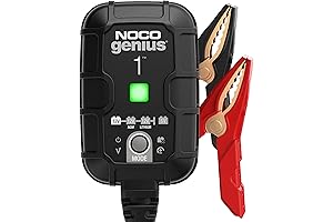 NOCO GENIUS1: Smart Battery Charger for Cars, Motorcycles, and More