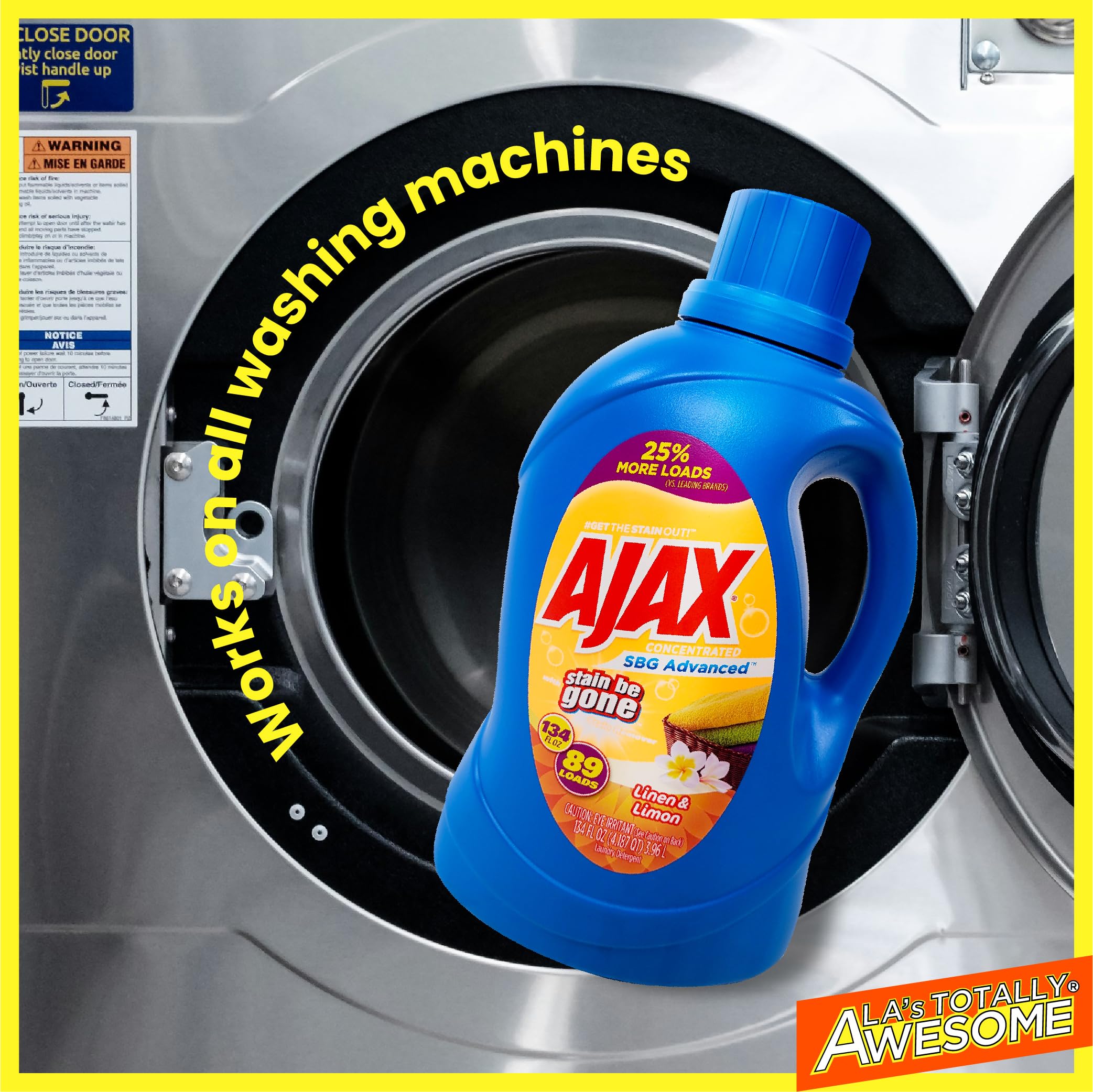 ajax様 Amazon.com: Ajax SBG Advanced Laundry Detergent Linen & Lemon