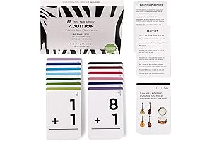 Think Tank Scholar Addition Flash Cards - Learn Math 1-12