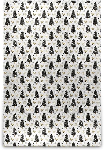 Christmas Tree Holly Snow Sofa Throw Blanket, Cozy Microfiber Throws for Living Room, Home Decor, Couch, Winter Blanket, 60"x90"