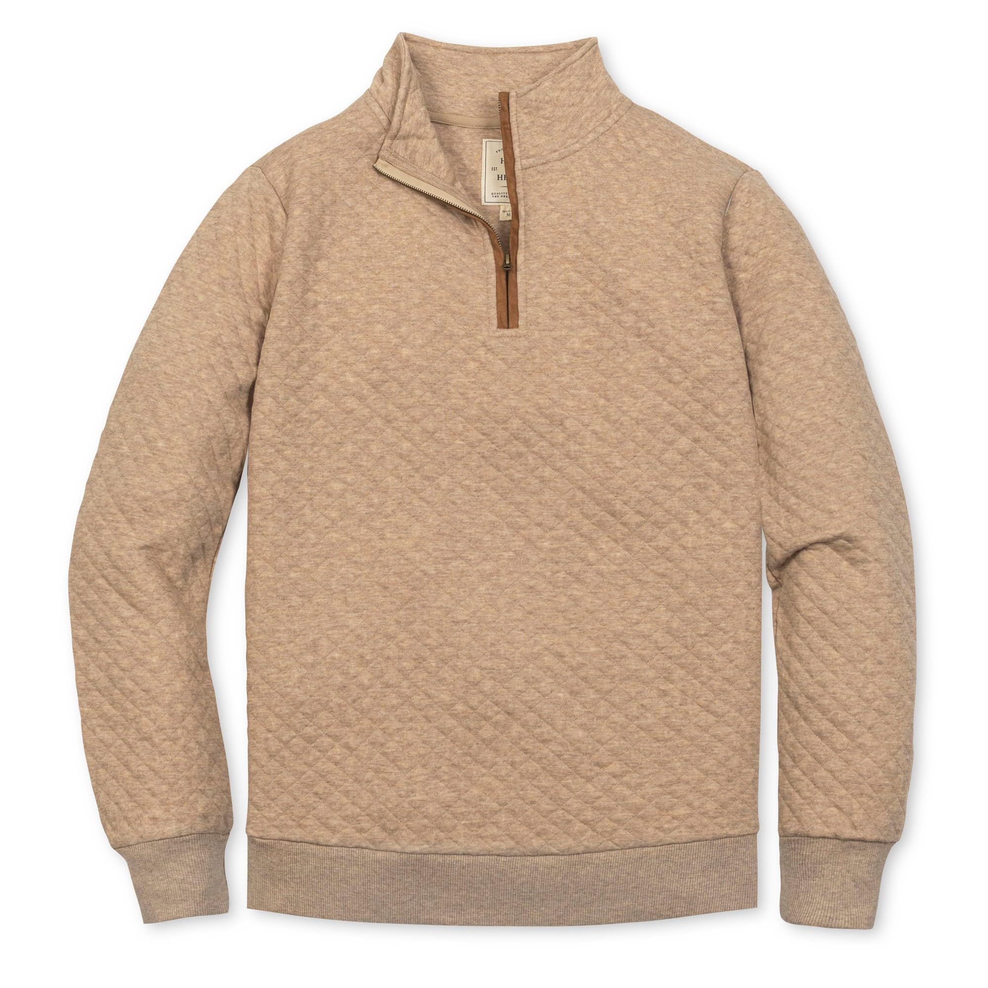 Hope &amp; Henry Men's Half Zip Pullover Sweater