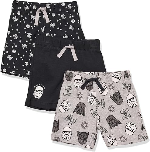 Tienda Essentials Disney Marvel Pantalones cortos para bebé niño de Star Wars, varios paquetes