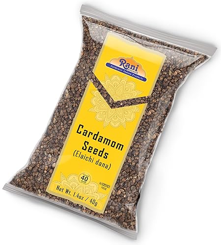Miniatura 5 de Rani Cardamomo (Elachi) Semillas decorticadas de especias indias 1.4oz (40g)  Todo natural  Vegano  Apto para gluten  Sin OMG  Kosher  Origen indio