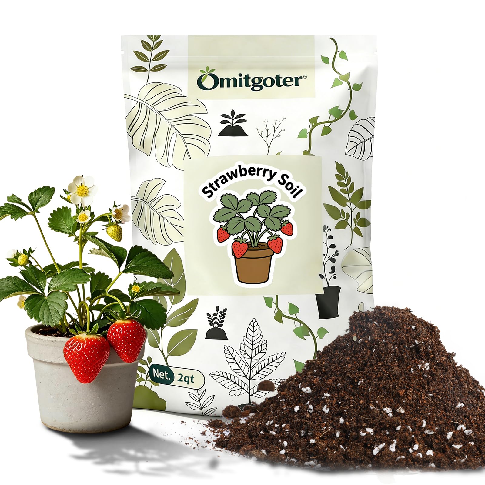 Omitgoter All-Natural Strawberry Soil