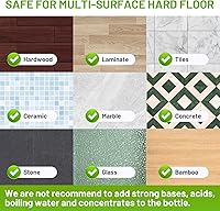 Vista 5 de Trapeador con rociador para limpieza de pisos - Trapeadores húmedos y secos para suelos de madera dura con 3 almohadillas lavables de microfibra Gris