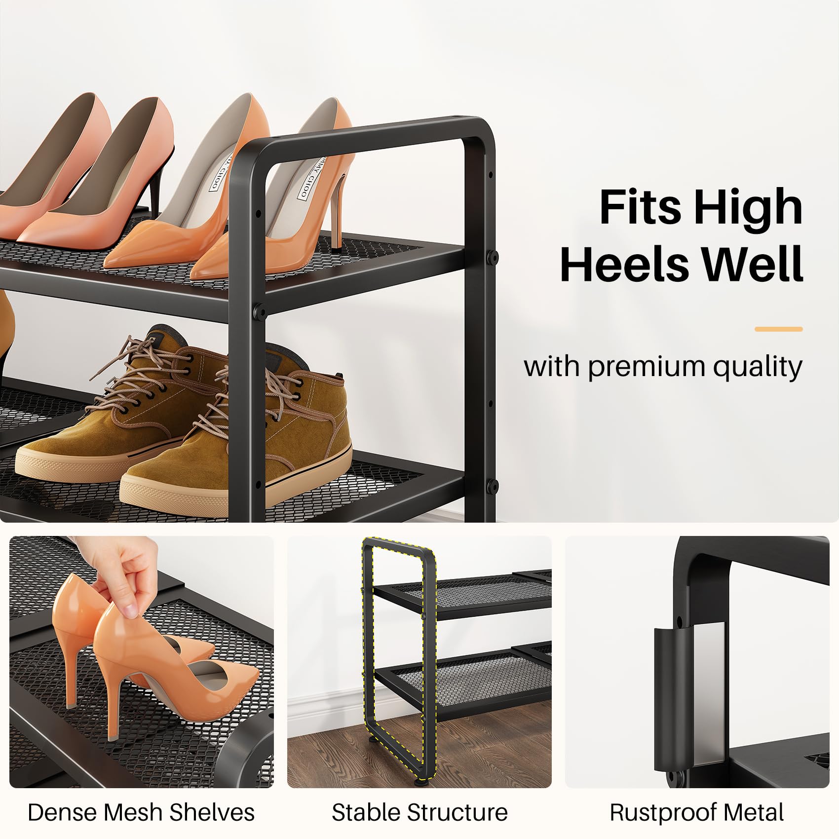 Snapklik.com : Shoe Rack - Expandable Shoe Organizer For Closet ...