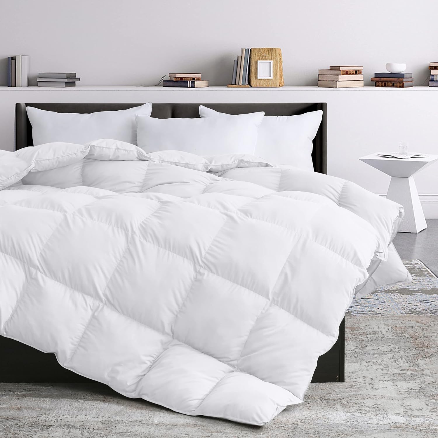 Goose Down Comforter King Size Ultra Soft and Cozy Duvet