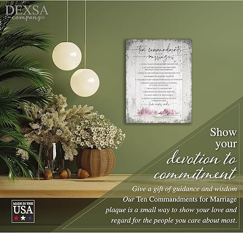 Miniatura 3 de DEXSA Placa de madera con cita inspiradora de 11.75 x 15 pulgadas, marco vertical, decoración para colgar en la pared, diseño religioso de la