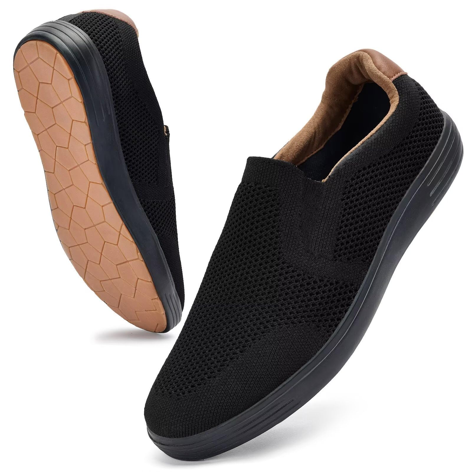 Puxowe Sneaker Damen Slip On Freizeit Laufschuhe Memory Foam