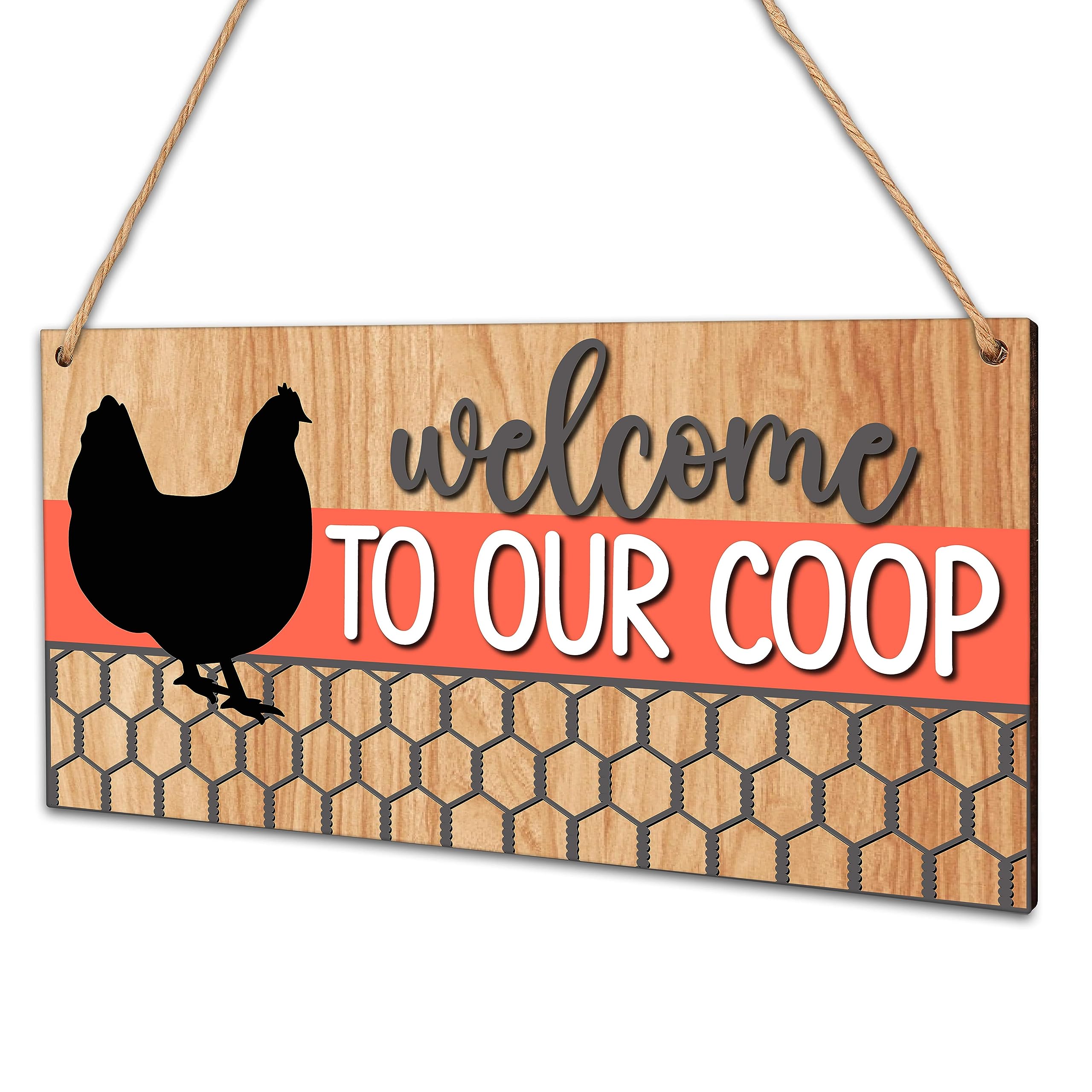 Photo 1 of *stock photo for reference* Welcome to Our Coop (Pack of 2)
