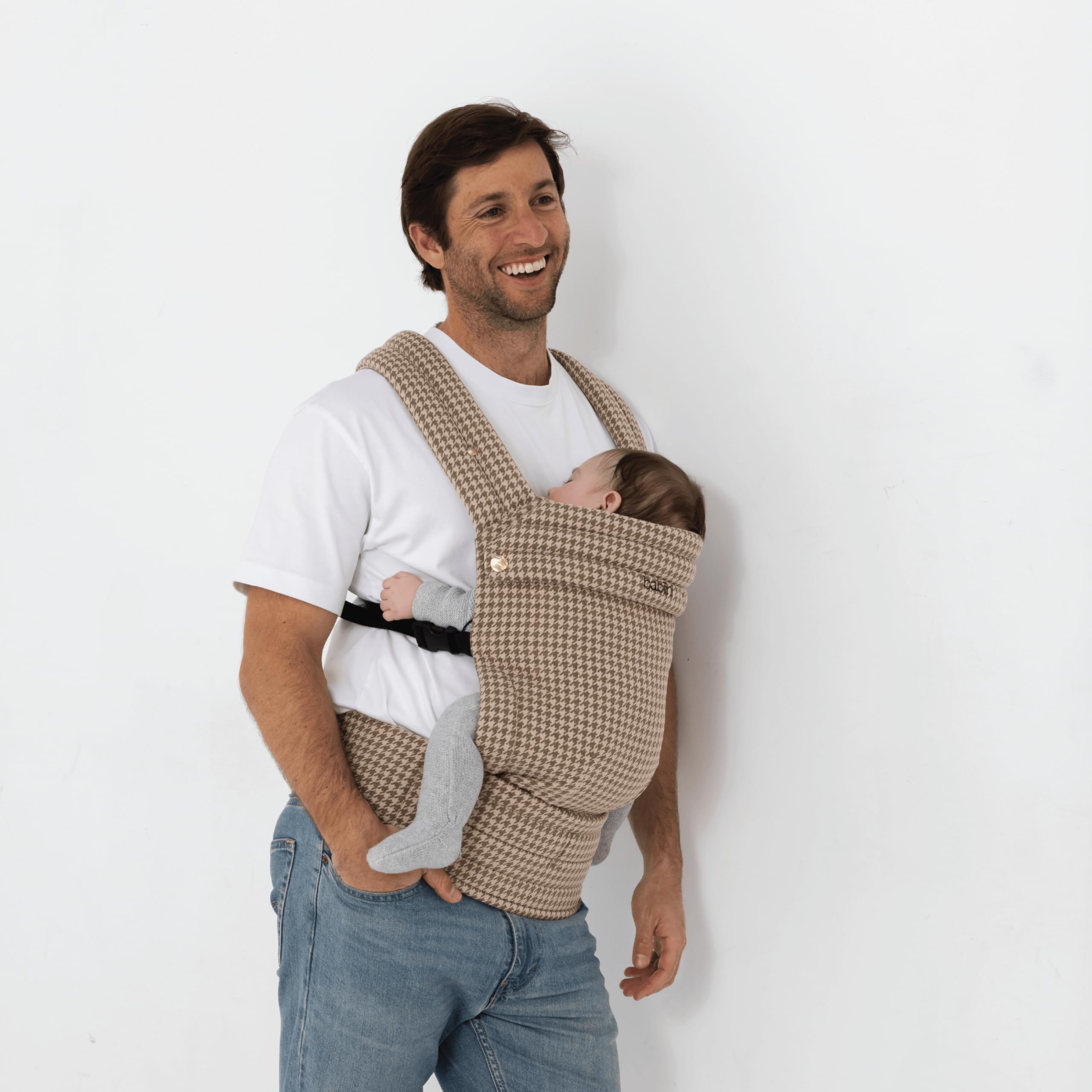 Mochila Portabebés Ergonómica Unisex, Babero Extraíble Hipoalergénico, Soporte Cómodo para Bebés de 3.2kg a 16kg - Lavable a Máquina, Transpirable, Múltiples Posiciones de Porteo