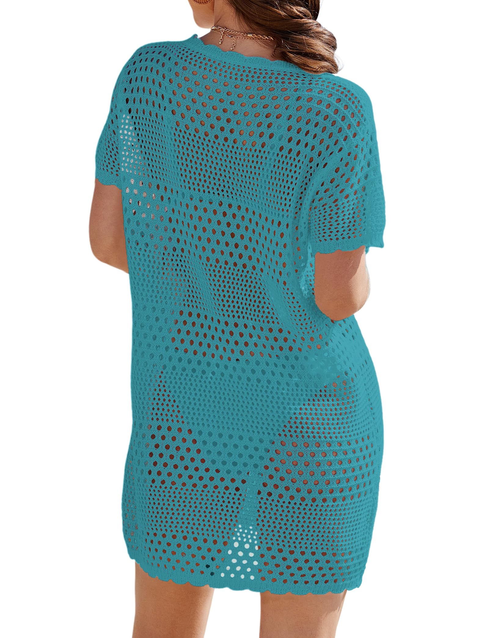 Buauty Trajes de baño de ganchillo para mujer, salida de baño para traje de baño