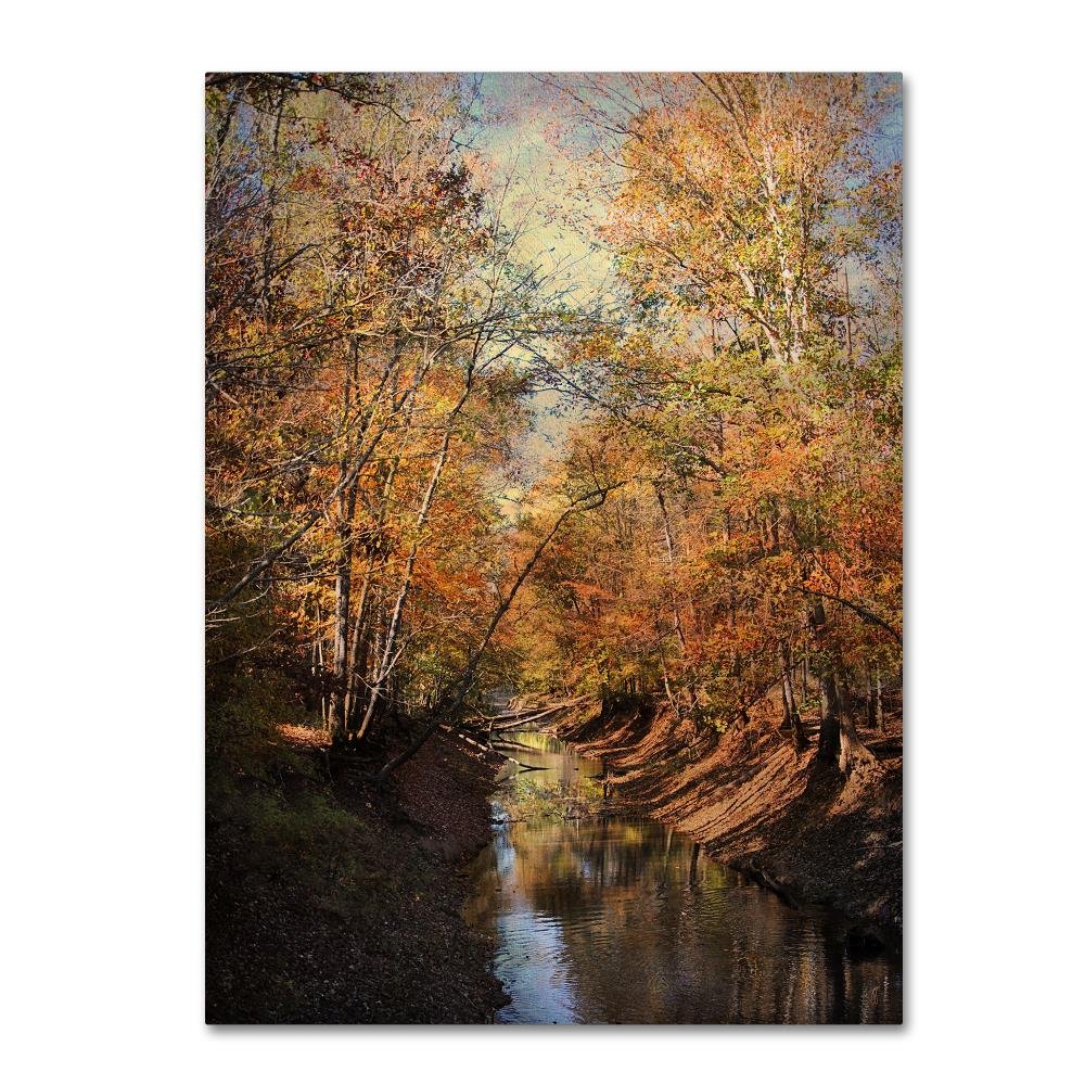 Upstream by Jai Johnson, 14x19-Inch Canvas Wall Art