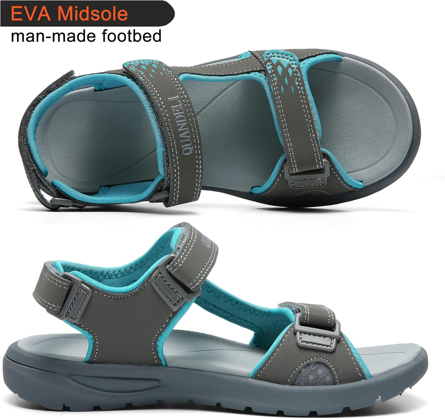 QUANDELI Women's Summer Waterproof Hiking Sandals - Image 5