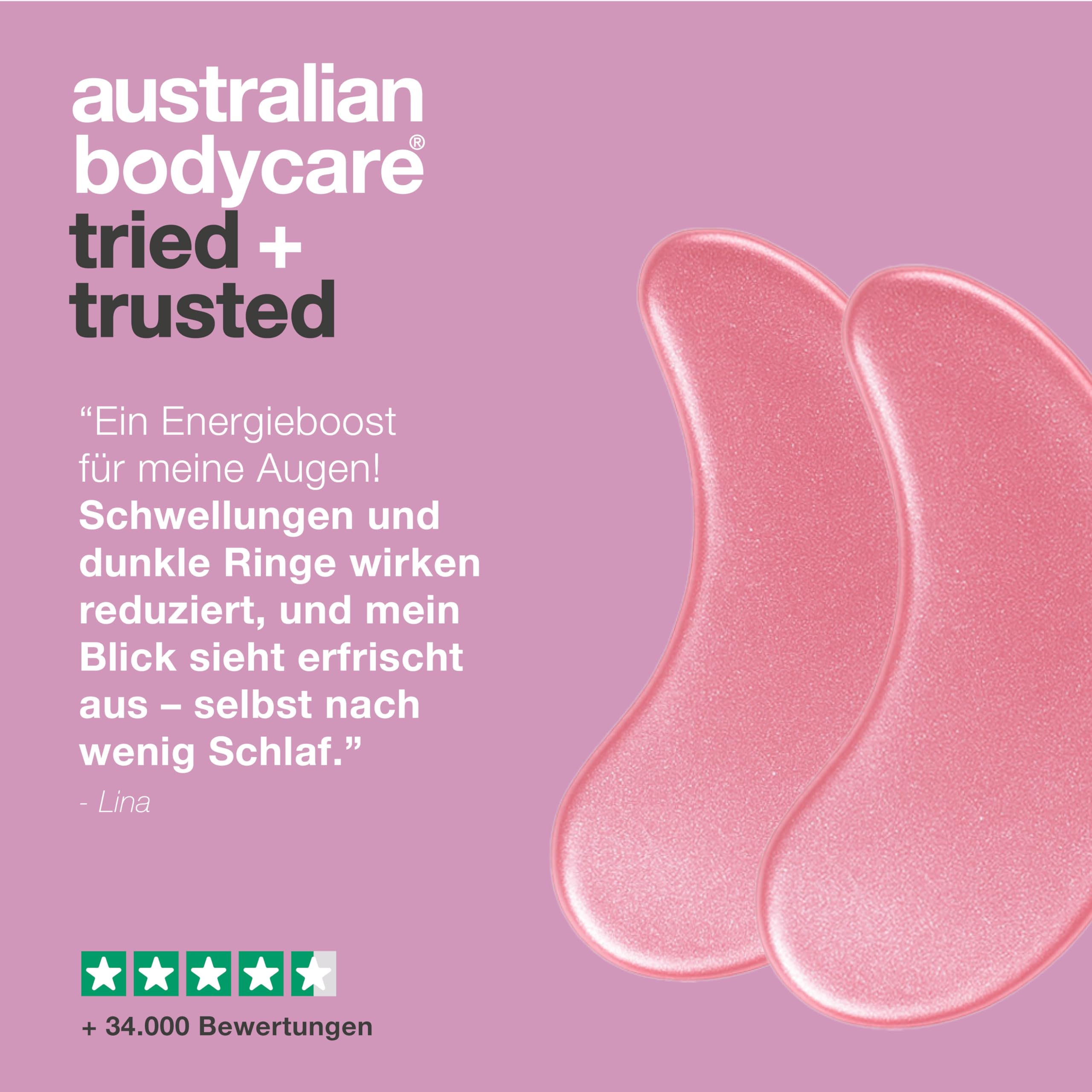 Vitamin B12 Augenpads gegen dunkle Ringe & Schwellungen (24er-Sets) – Mit B12, Hyaluronsäure & Kollagen für Feuchtigkeit & ein frisches Hautbild