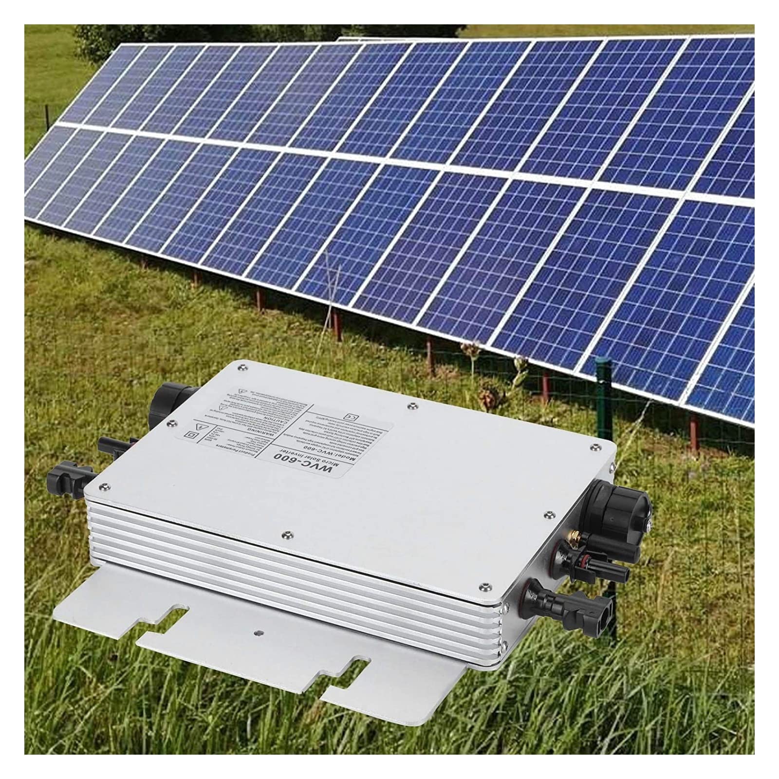 Falowniki sieciowe WVC-600 Micro Inverter Solar Inverter Power Inverter do słonecznego fotowoltaicznego systemu wytwarzania energii (220) Mały system zasilania energią słoneczną do użytku