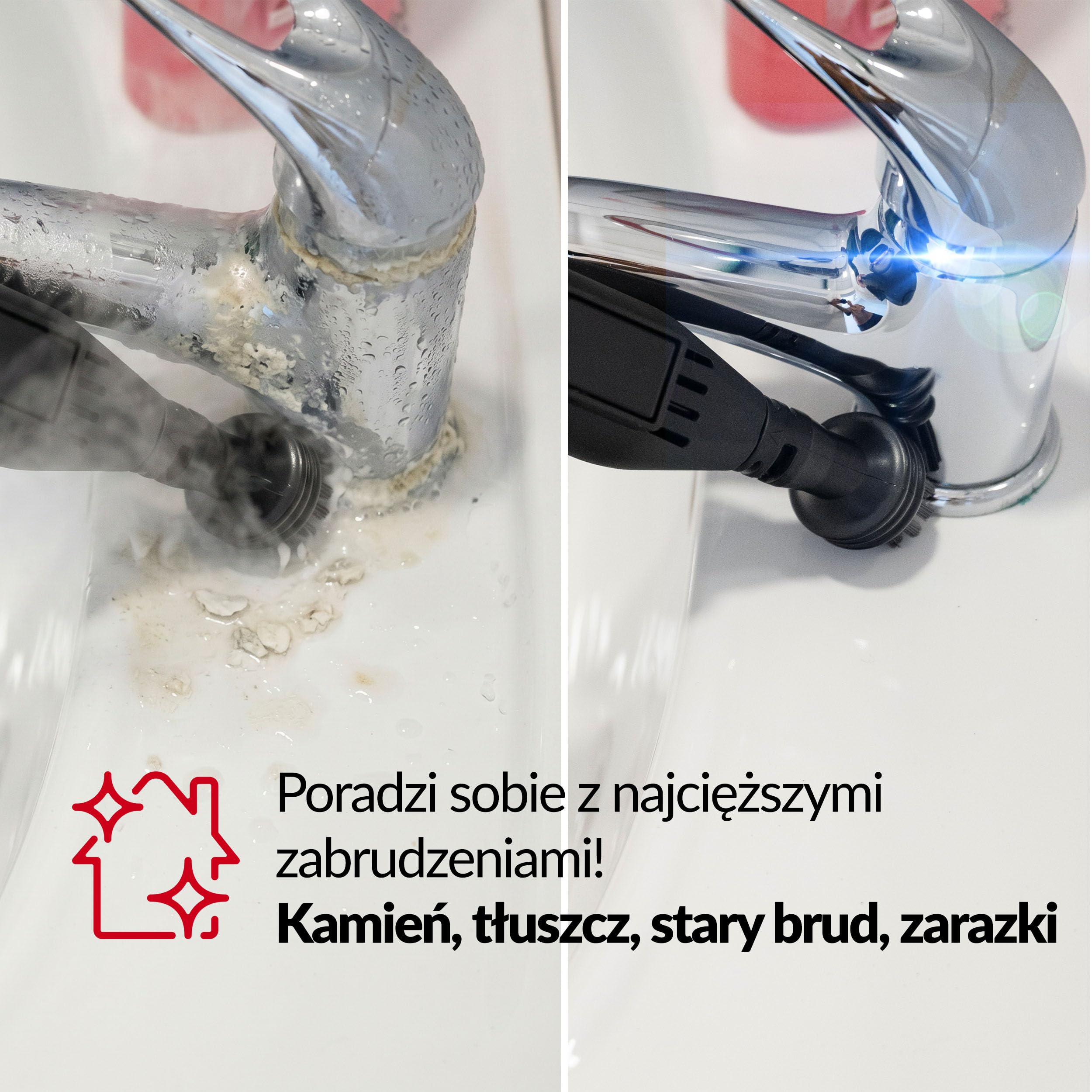 LEHMANN SteamWash 1800 Odkurzacz Piorący i Parownica 4w1, Pranie Tapicerki i Dywanów Ciepłą Wodą 60°C oraz Parą 116°C, Moc Ssania 16 kPa, Urządzenie do Czyszczenia Sof, Samochodu i Domu