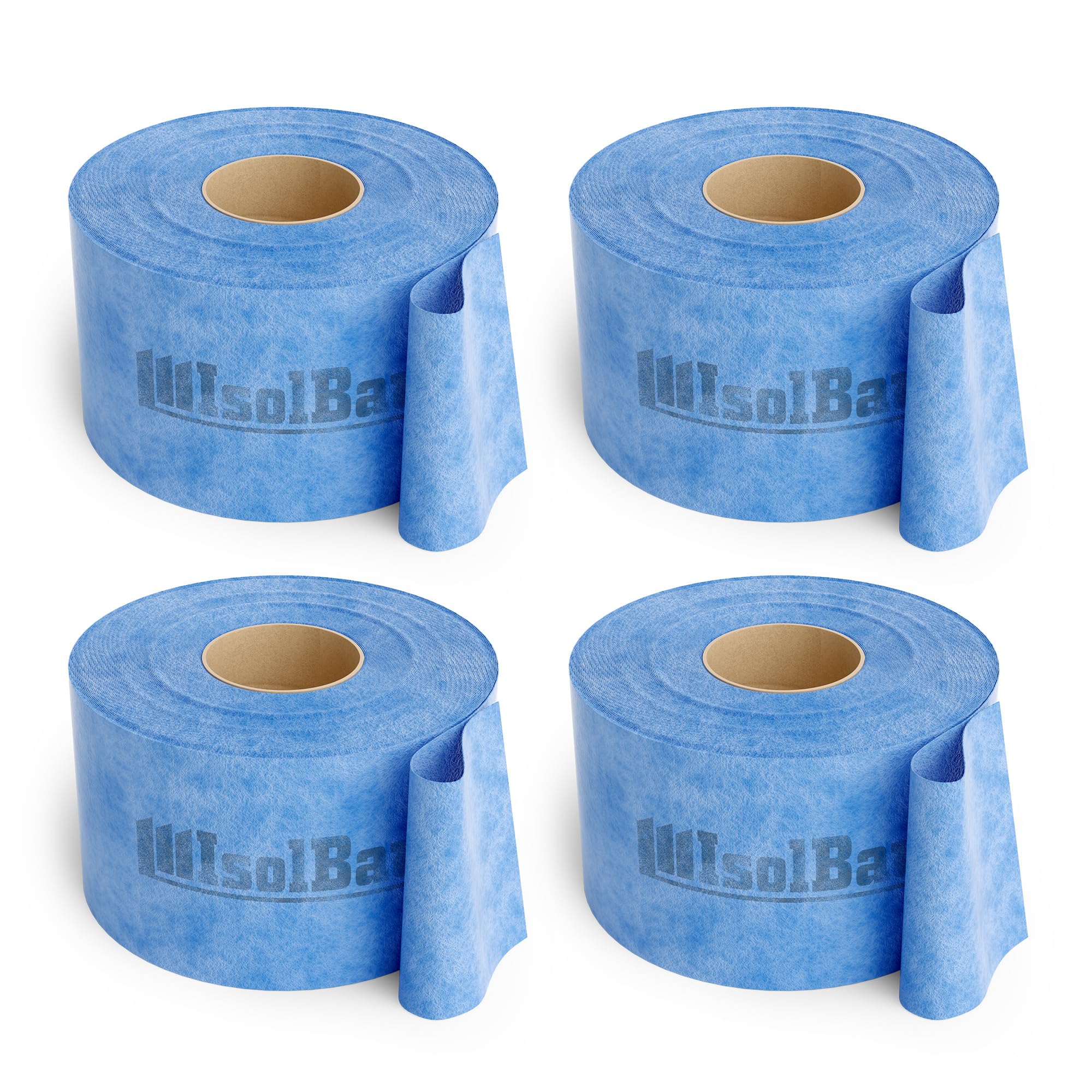 Isolbau Dichtband P3 Blau - 200 m Abdichtband Wasserdichtes Dichtungsband für Sanitär, Dusche, Bad und Fliesen, Balkon und Terrasse, Abdichtung für Innen- & Außenbereich - 120 mm