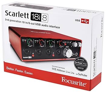 DTM・DAW focusrite 18i8 Gen2 Focusrite Scarlett 18i8 Gen2 - 24/96 18-in/8-out USB Audio