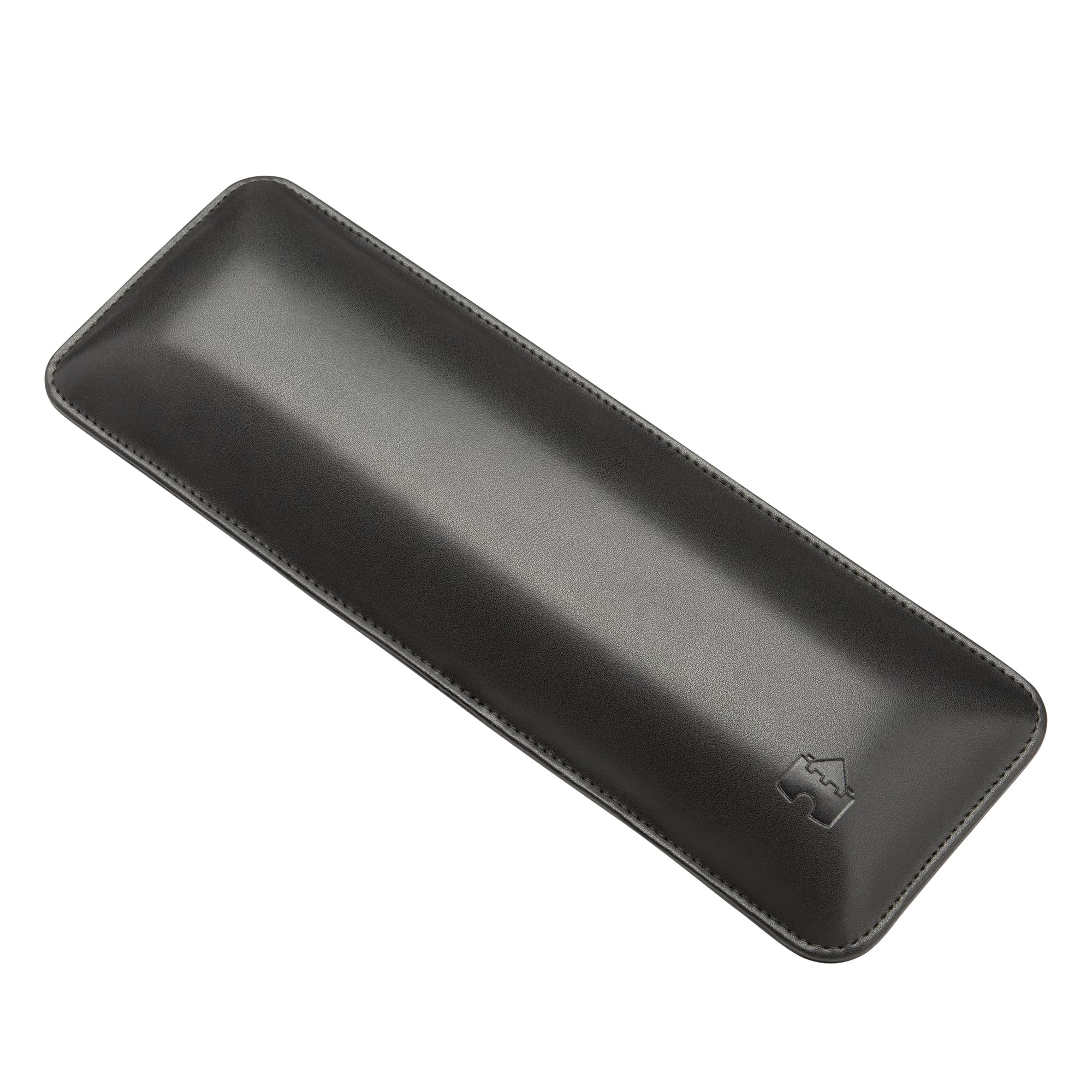 Bailey Compact by Castle - Wrist Rest for Keyboards with Around 61 Keys - Leather Ergonomic Computer Extra Firm Keyboard Wrist Support for Typists,
