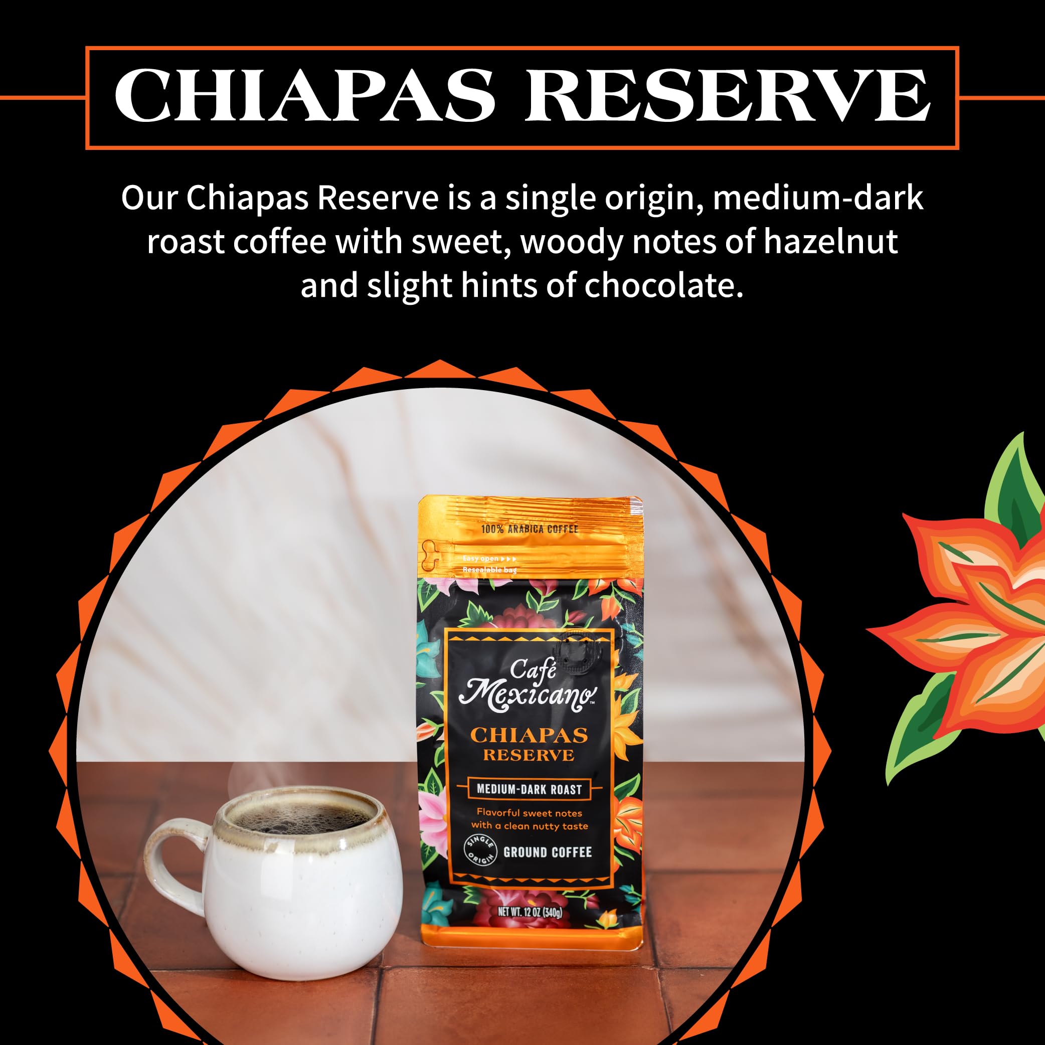 Amazon.com : Café Mexicano - Chiapas Reserve Ground Coffee