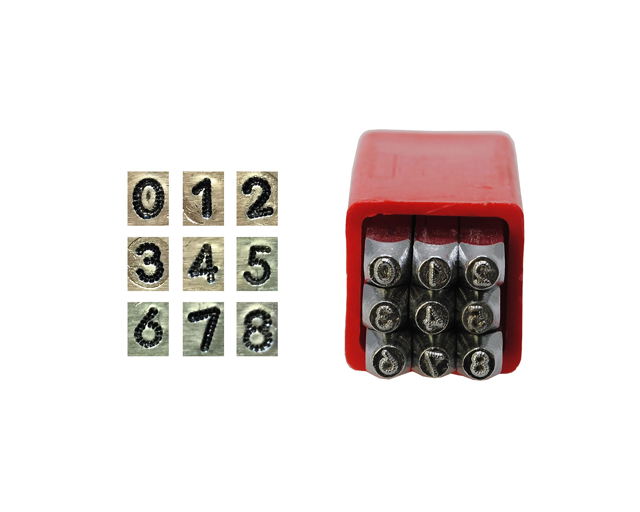 Proops Metalwork Number Stamp Set, Dotted Punch, 2.5Mm. Jewellery Making Tools. (J2161) Free Uk Postage