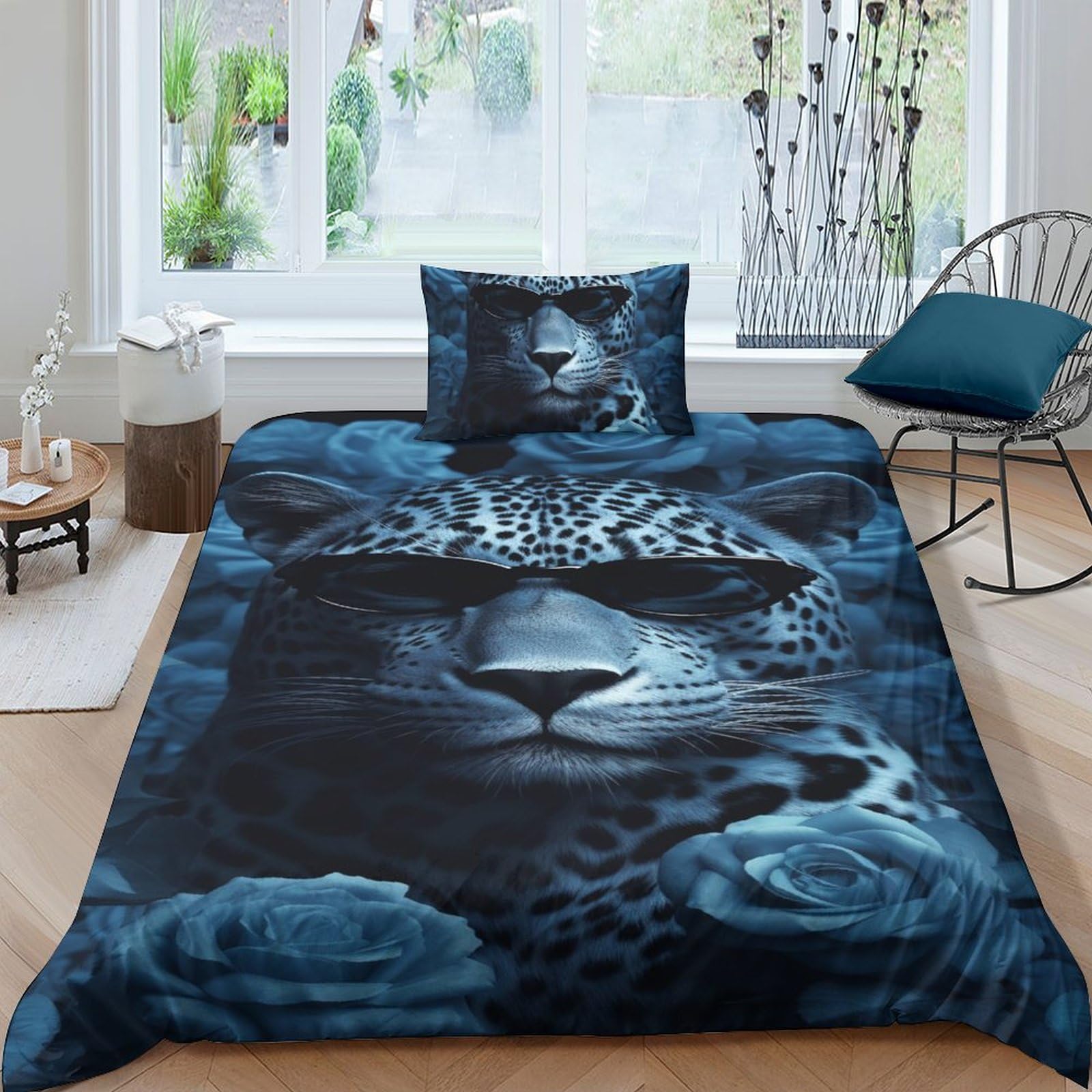 Parure de lit cool leopard SCOOVY pour décorer une chambre ado branchée