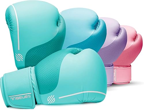 Miniatura 6 de Sanabul Guantes de boxeo de huevo de Pascua para mujer  Entrenamiento profesional, Sparring, Muay Thai, MMA, Kickboxing  Guantes de boxeo pesados