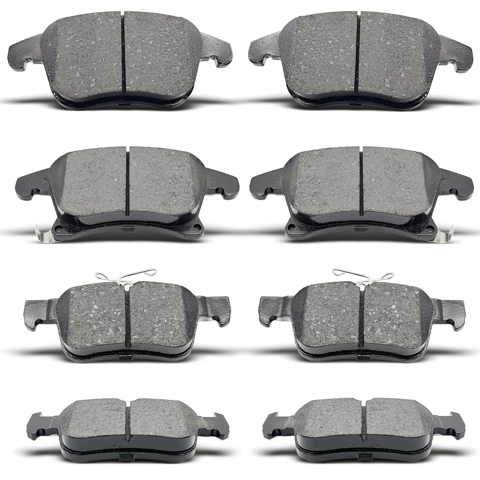 Front & Rear Ceramic Brake Pads — Ford Fusion / Lincoln MKZ