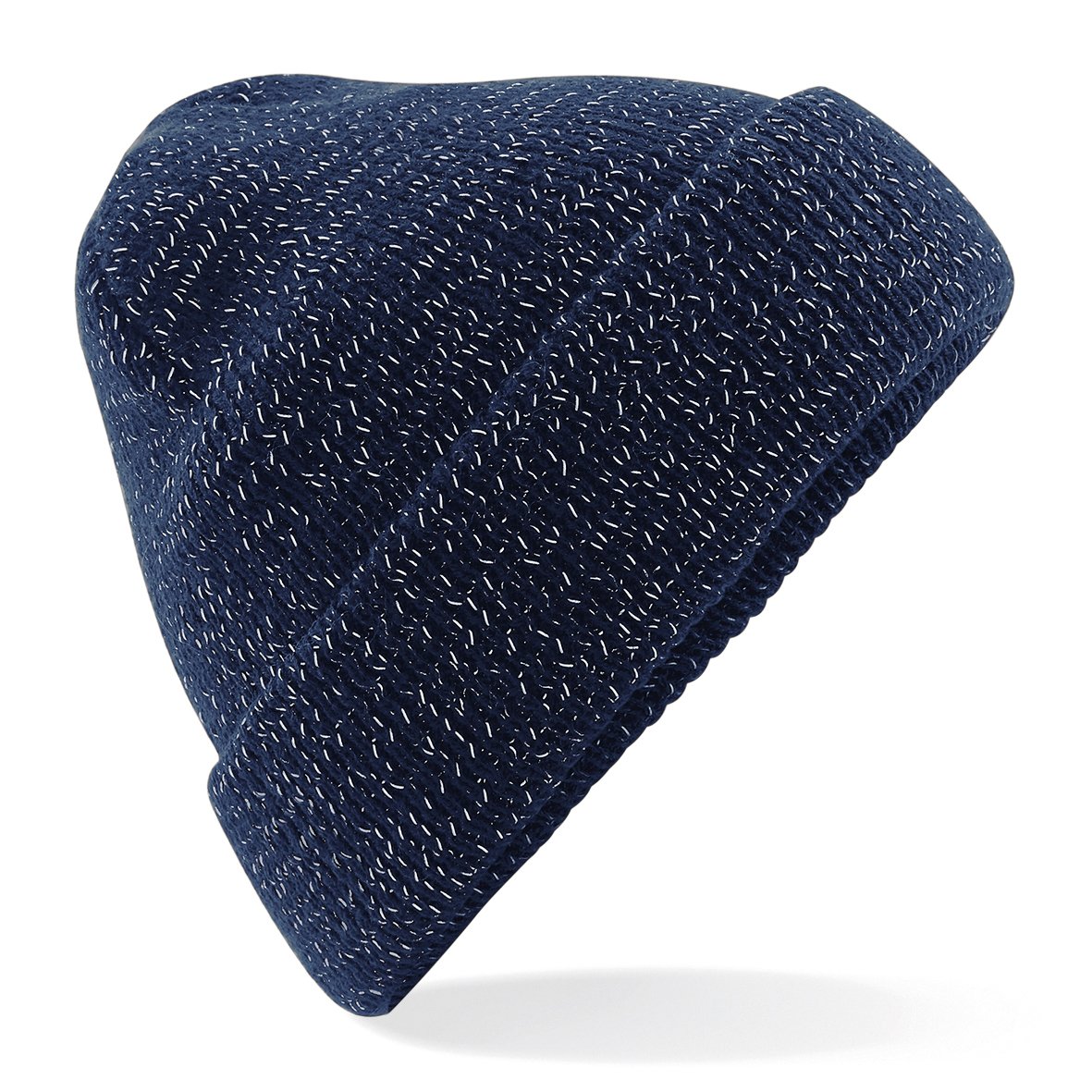 Beechfield Unisex Reflective Beanie French Navy