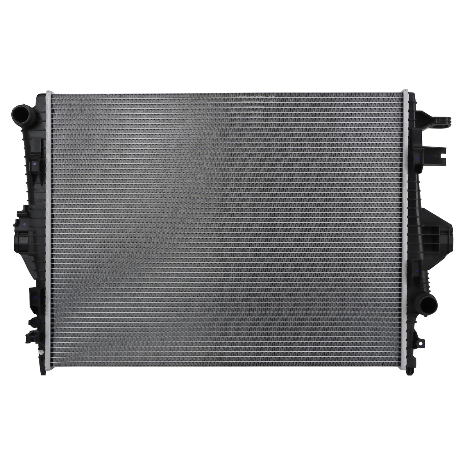 TRQ Radiator Assembly Aluminum Core Compatible with 11-18 Porsche Cayenne 11-17 Volkswagen Touareg