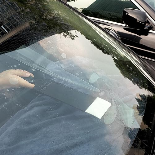 Miniatura 4 de Gomake Herramientas de tinte de ventana, niveladora, escobilla de pala, rasqueta de mango largo, limpiador de tinte de ventana para ventana