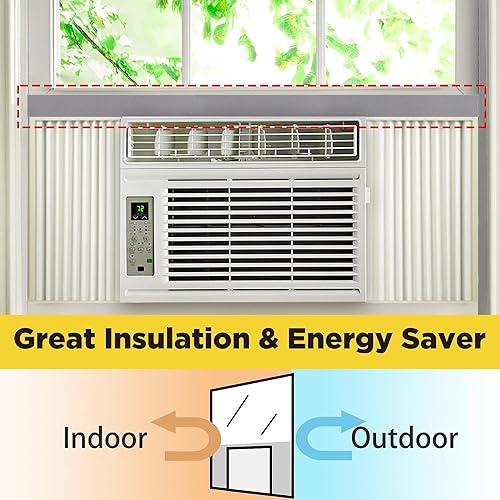 Miniatura 6 de moonoom 3 unidades de cinta de sellado para aire acondicionado de espuma de 2''x1''x6.5 pies - Cinta de espuma para aire acondicionado no adhesiva