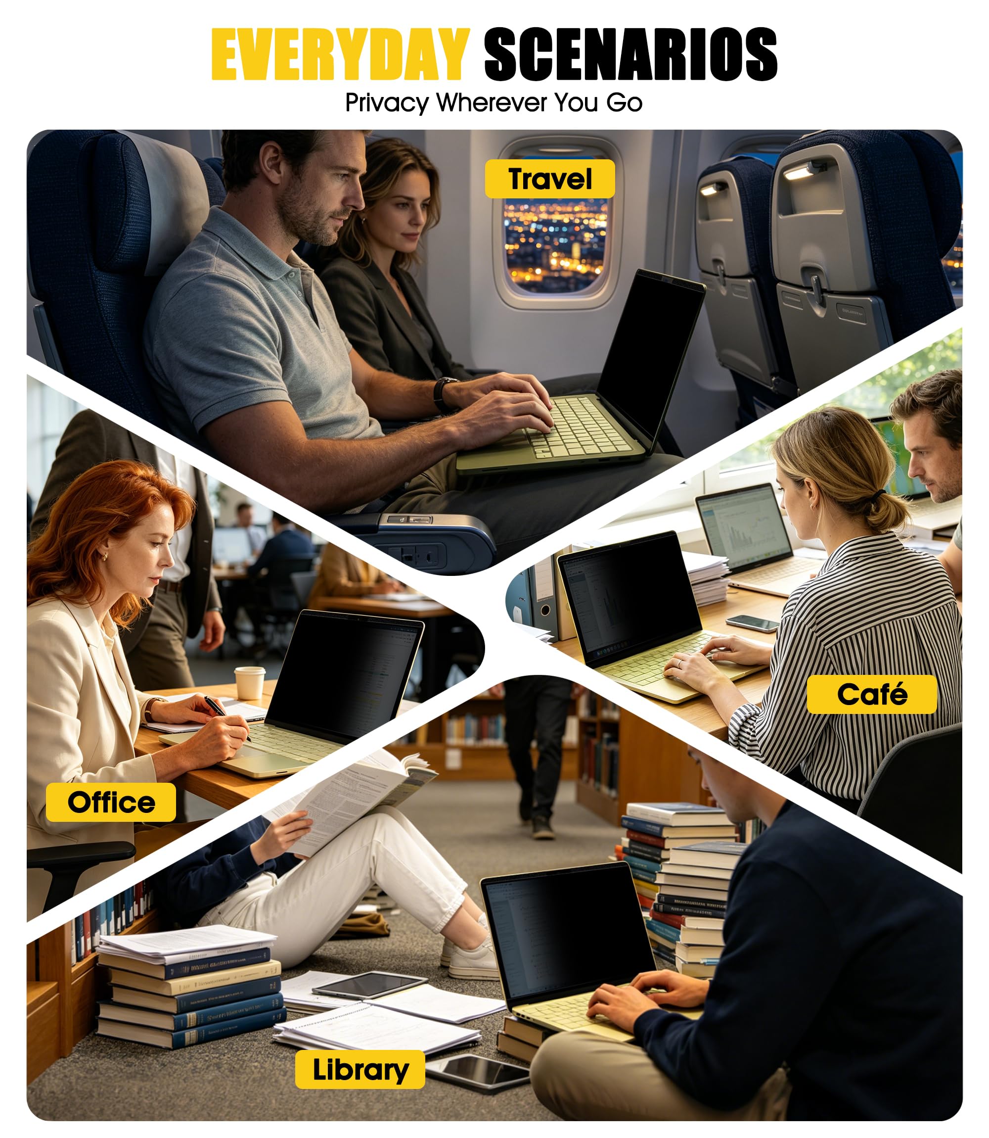 NEWZEROL Anti-Espion Protection d'écran Compatible MacBook Neo Antireflet Anti-rayures Amovible Réutilisable Magnétique 2026