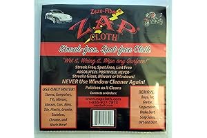 Zezo-Fiber Zap Cloth: Effortless Cleaning with 10 Reusable Cloths
