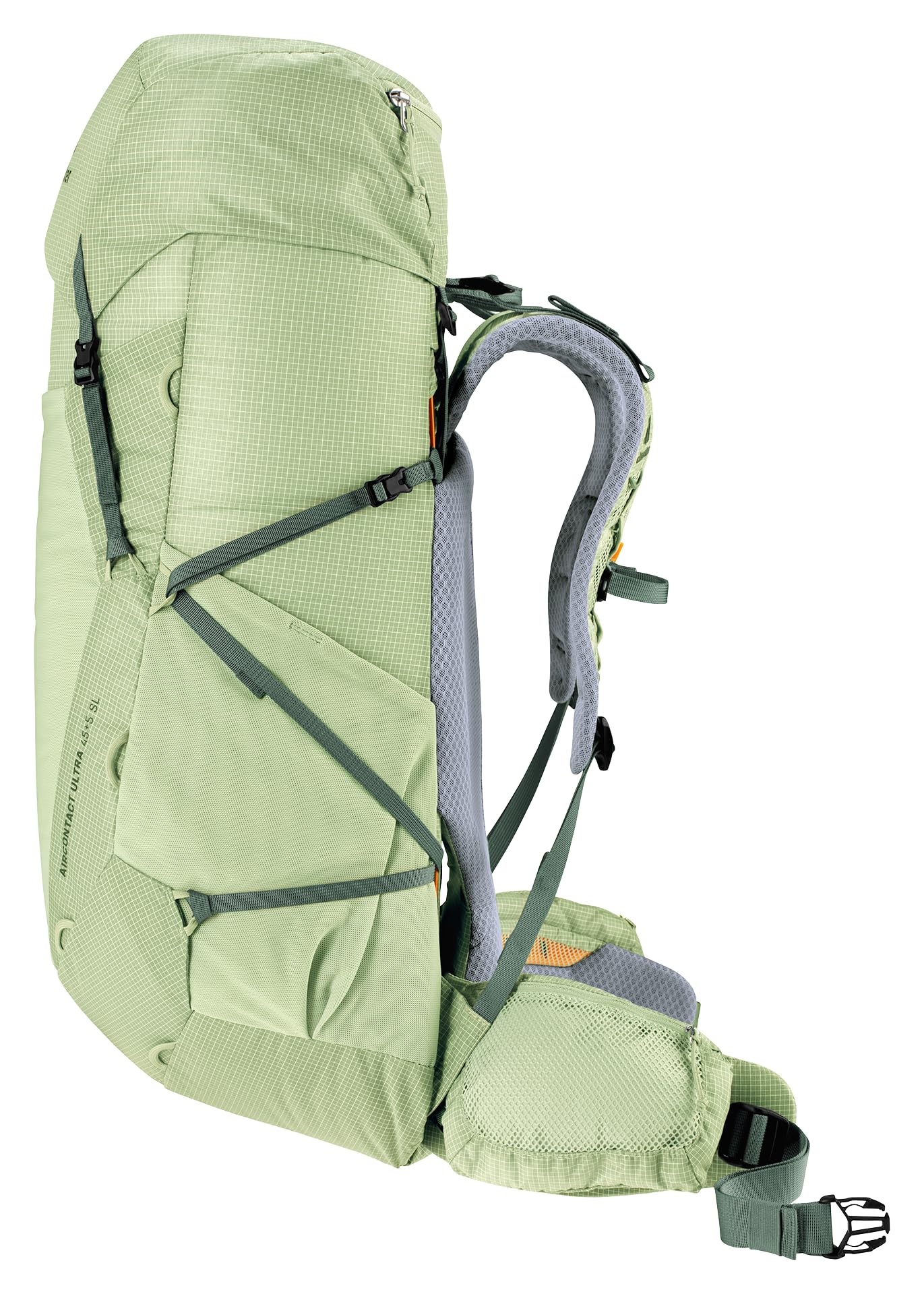 Deuter Aircontact Ultra 45+5 Sl plecak trekkingowy damski, Mineral-ivy, 45+5 L, Minimalistyczny