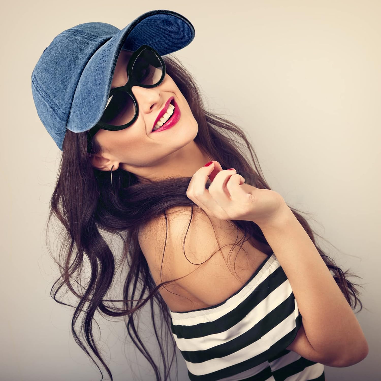 Jcutelry 3 Pack Washed Plain Vintage Baseball Cap Cotton Adjustable Twill Bulk Low Profile Classic Dad Hat for Men/Women - Image 7